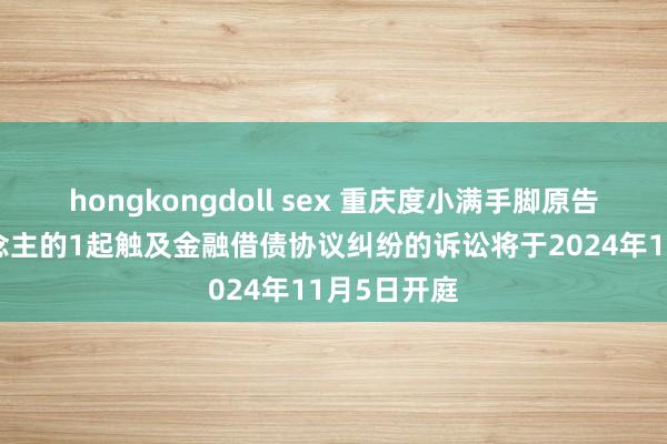 hongkongdoll sex 重庆度小满手脚原告/上诉东说念主的1起触及金融借债协议纠纷的诉讼将于2024年11月5日开庭