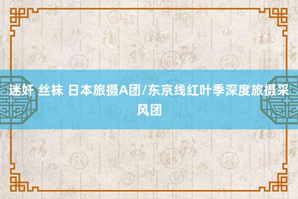 迷奸 丝袜 日本旅摄A团/东京线红叶季深度旅摄采风团