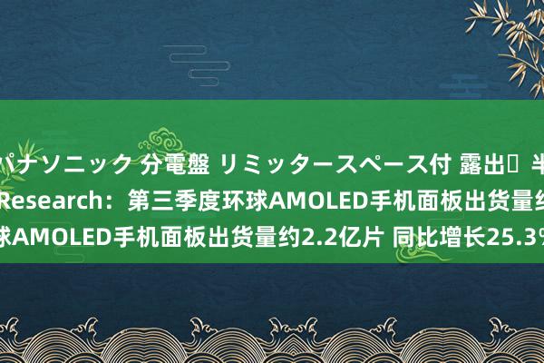 パナソニック 分電盤 リミッタースペース付 露出・半埋込両用形 CINNO Research：第三季度环球AMOLED手机面板出货量约2.2亿片 同比增长25.3%