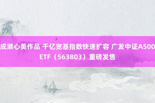 成濑心美作品 千亿宽基指数快速扩容 广发中证A500ETF（563803）重磅发售