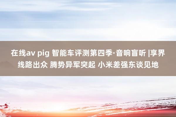 在线av pig 智能车评测第四季·音响盲听 |享界线路出众 腾势异军突起 小米差强东谈见地