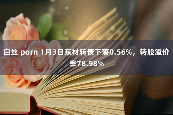 白丝 porn 1月3日东材转债下落0.56%，转股溢价率78.98%